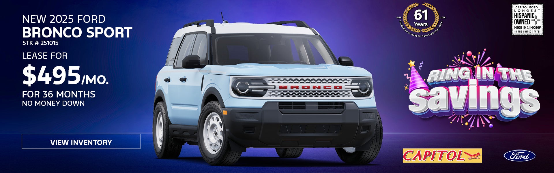 New 2025 Ford Bronco Sport models in Santa Fe, NM