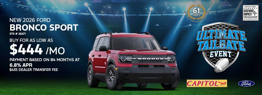 New 2026 Ford Bronco Sport