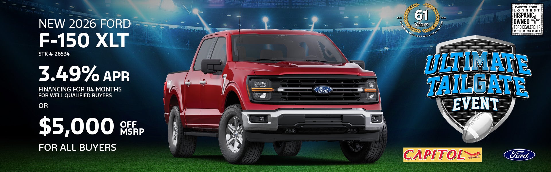 New 2026 Ford F-150 XLT