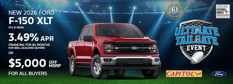 New 2026 Ford F-150 XLT