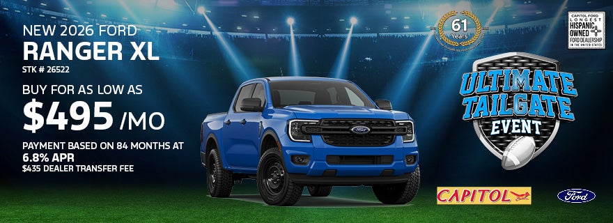 New 2026 Ford Ranger XL