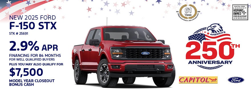 New 2025 Ford F-150 STX