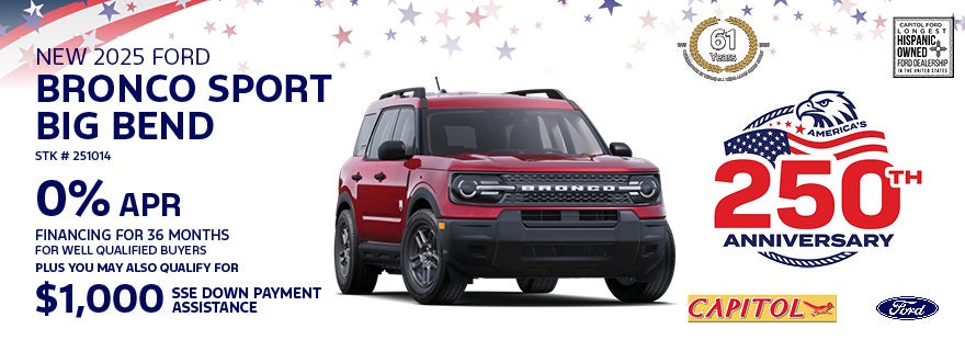 New 2025 Ford Bronco Sport Big Bend