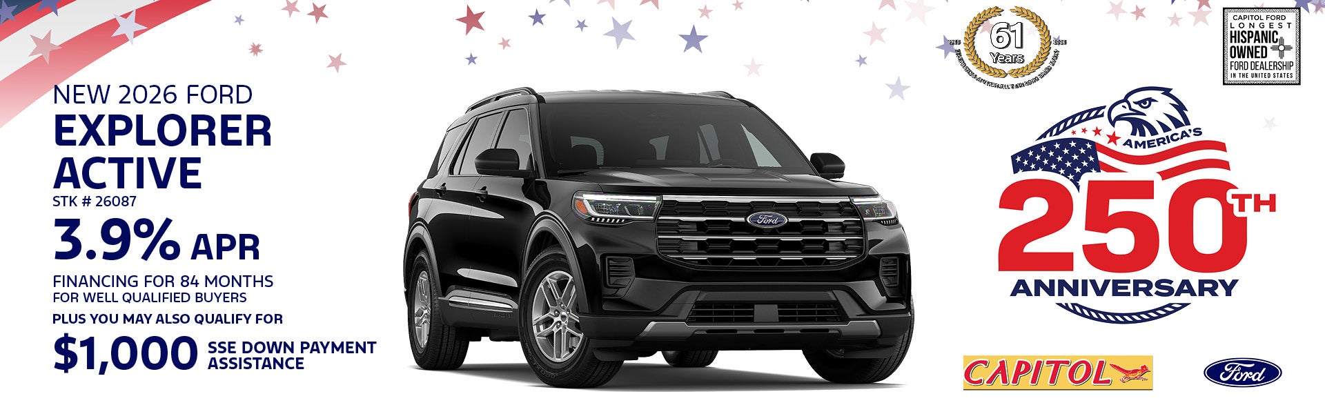New 2026 Ford Explorer Active