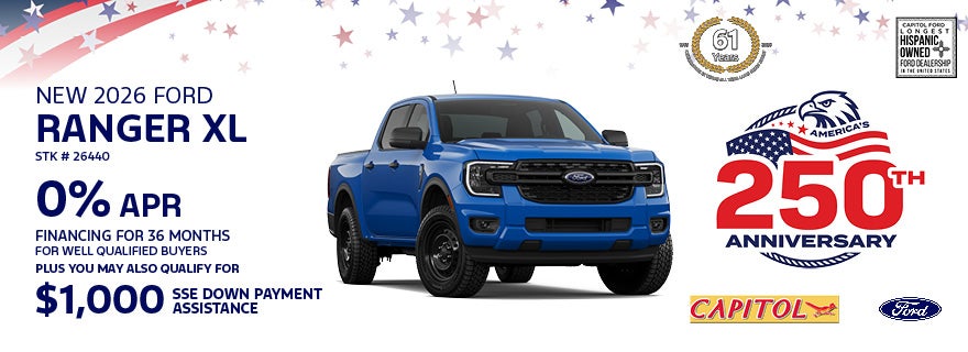 New 2026 Ford Ranger XL