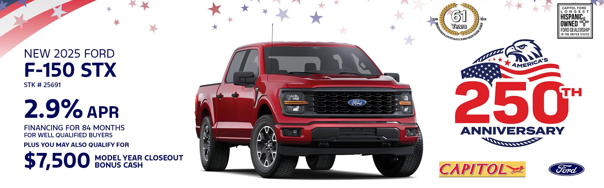 New 2025 Ford F-150 STX