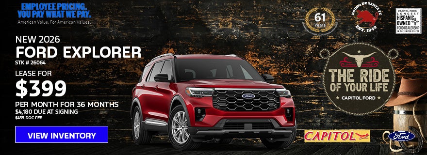 New 2026 Ford Explorer