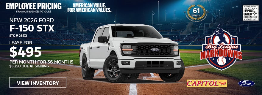 New 2026 Ford F-150 STX