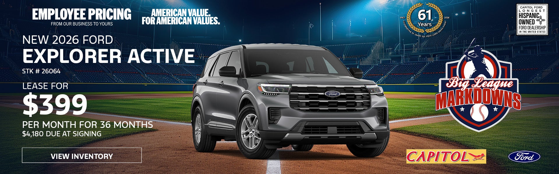 New 2026 Ford Explorer Active