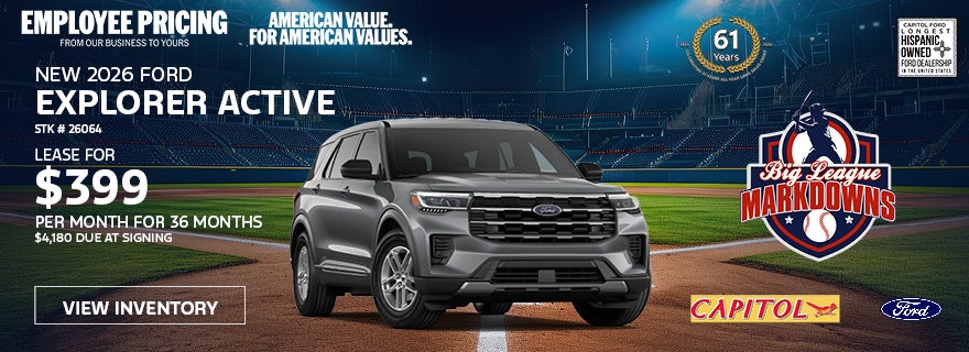 New 2026 Ford Explorer Active