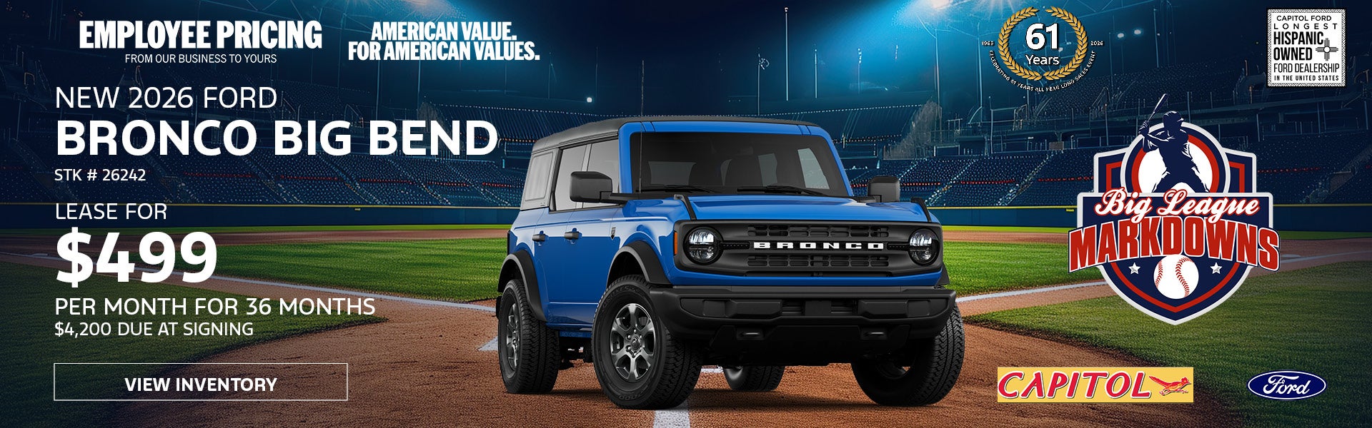 New 2026 Ford Bronco Big Bend