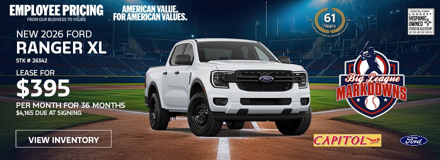 New 2026 Ford Ranger XL 