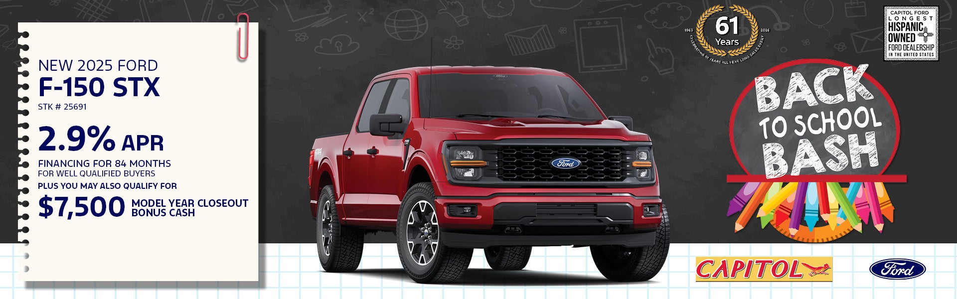 New 2025 Ford F-150 STX in Santa Fe, NM