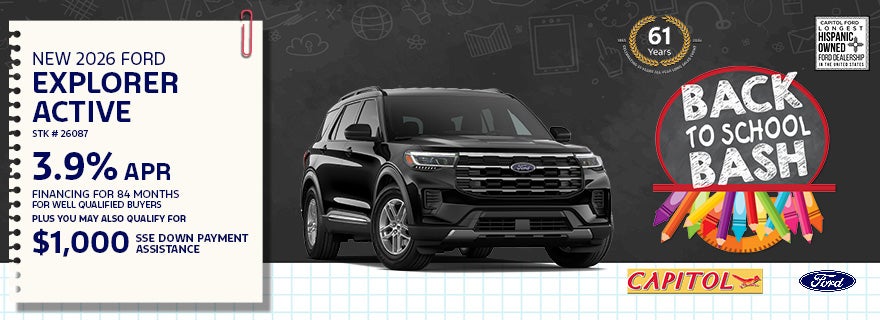New 2026 Ford Explorer Active in Santa Fe, NM