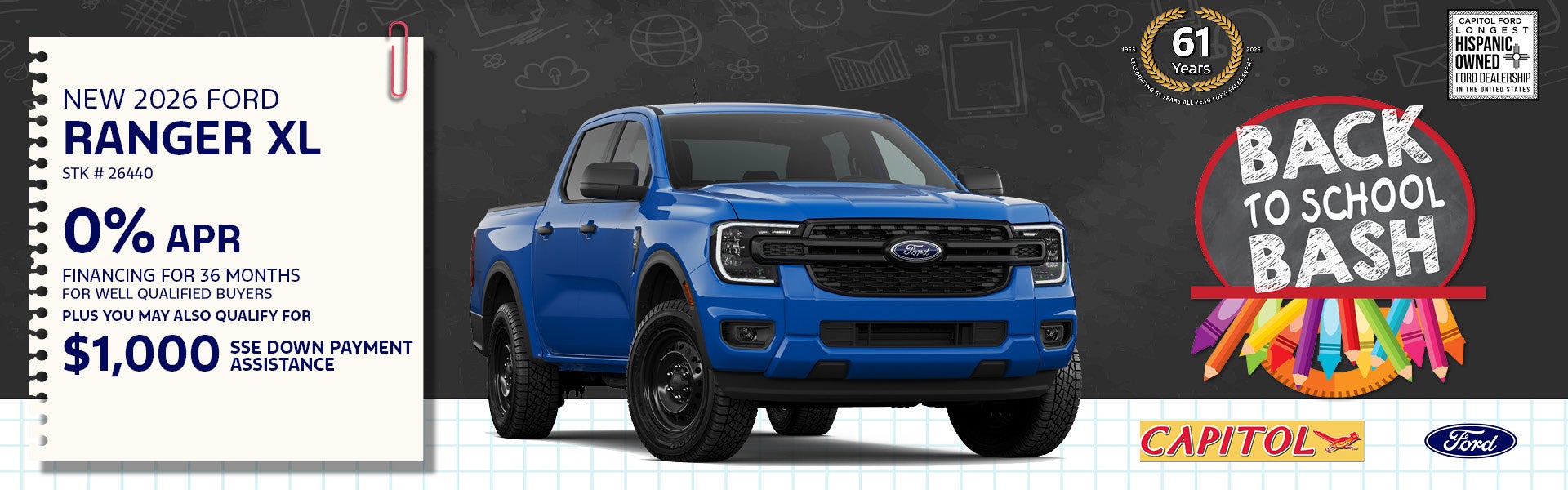 New 2026 Ford Ranger XL in Santa Fe, NM