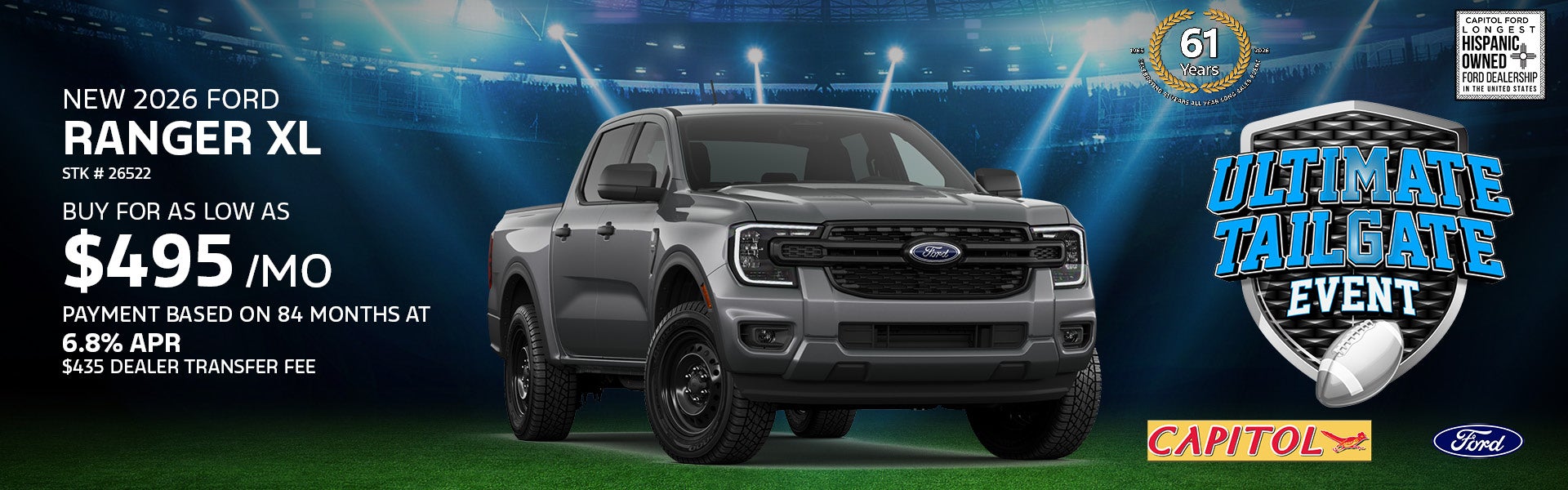 New 2026 Ford Ranger XL