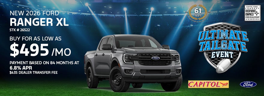 New 2026 Ford Ranger XL