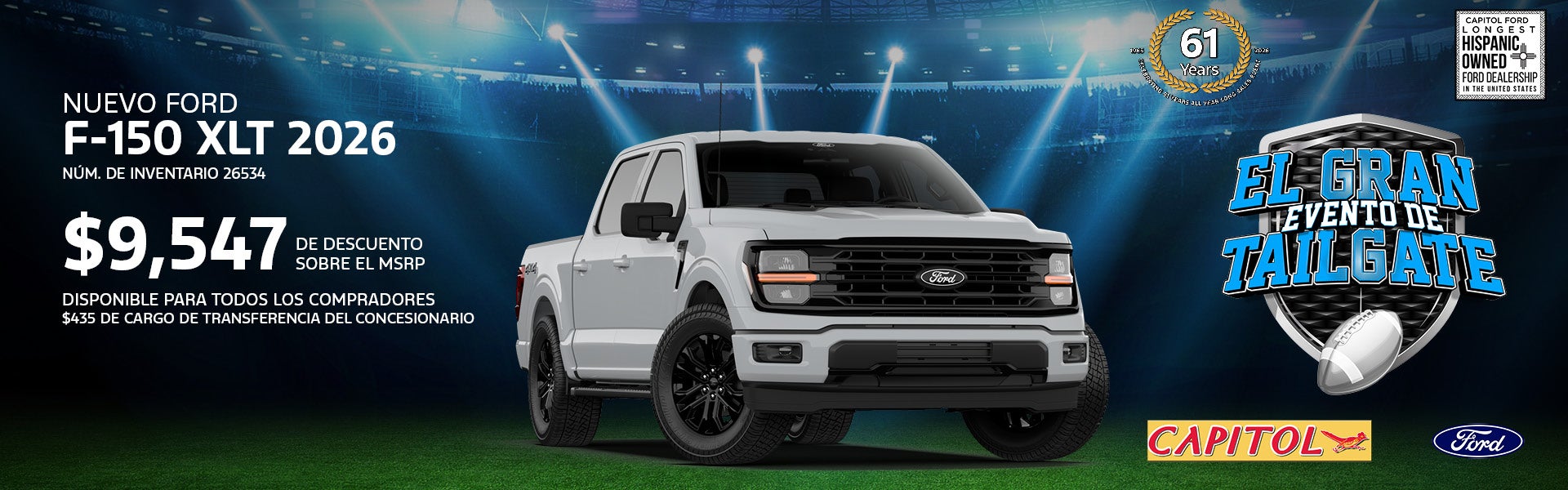 Nuevo Ford F-150 XLT 2026